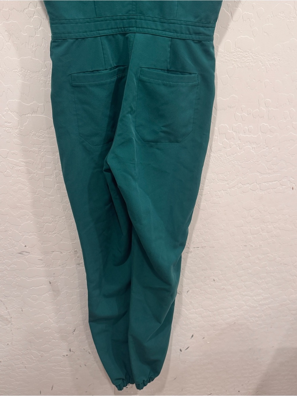Figs Rafaela Cargo Scrub Jumpsuit Dark Teal Utility Women XXS Drawstring Medical - Picture 7 of 8